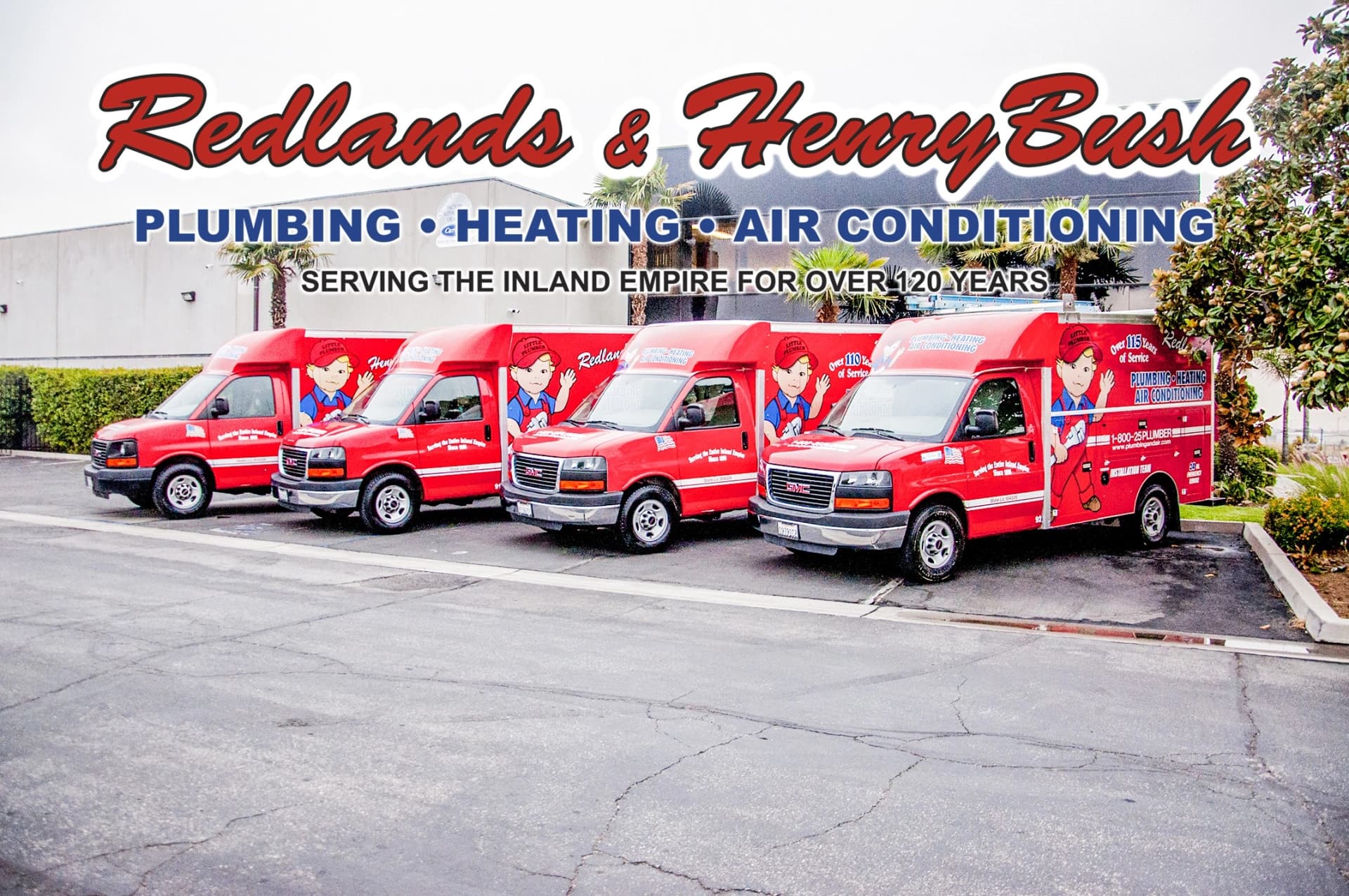 Redlands & Henry Bush Plumbing, Heating And Air Conditioning banner