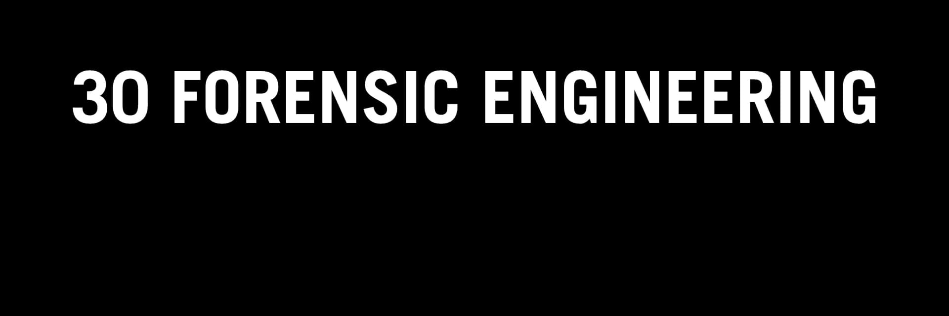 -30- Forensic Engineering banner