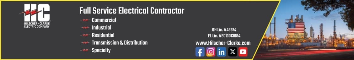 Hilscher-Clarke Electric Company banner