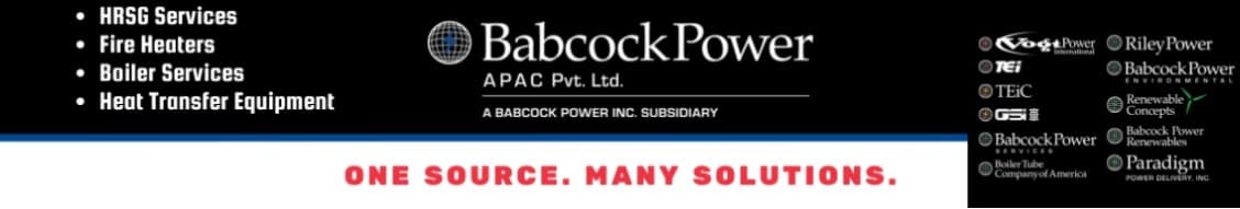 Babcock Power Apac Pvt. Ltd. banner