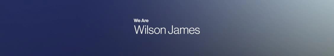 Wilson James banner