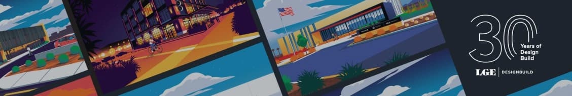 lge design build banner