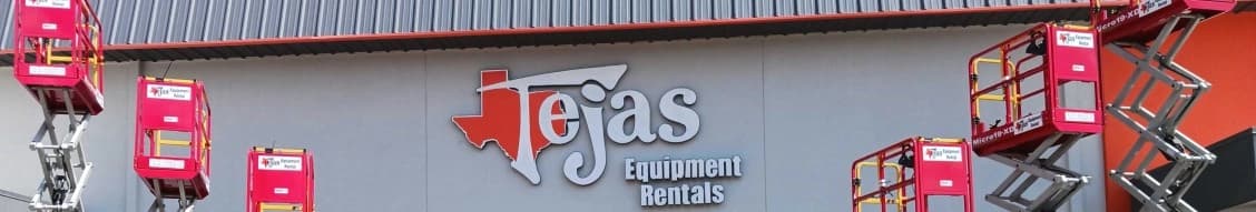 Tejas Equipment Rental banner