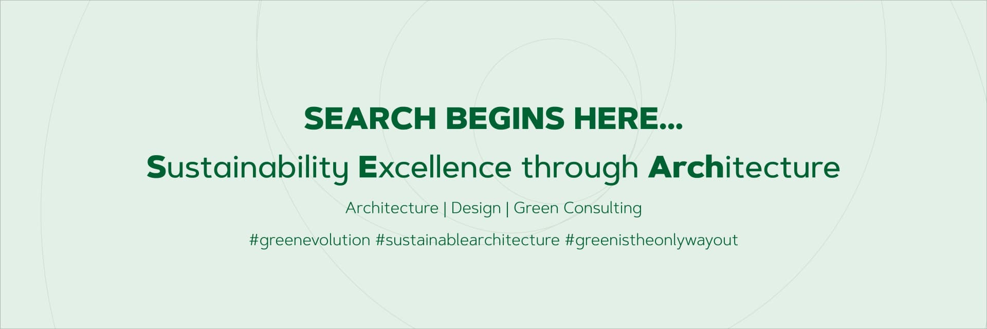 green evolution - sustainable architecture, design & consulting banner