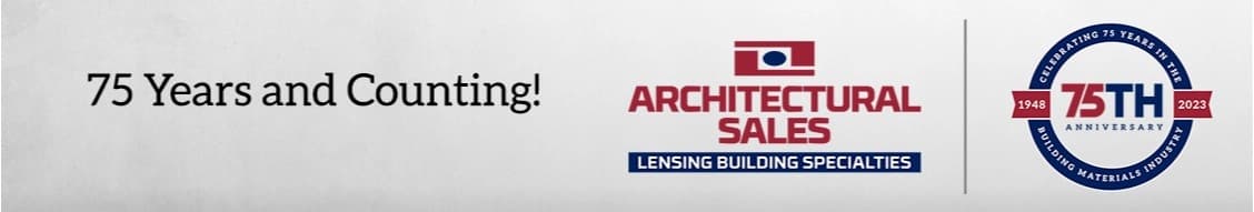 Architectural Sales, A Division Of Lensing Building Specialties banner