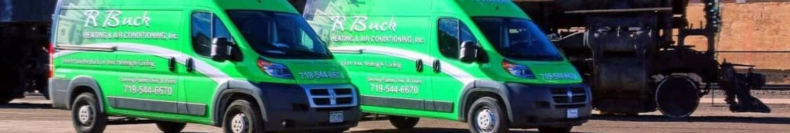 R Buck Heating, Cooling, Plumbing & Electrical banner