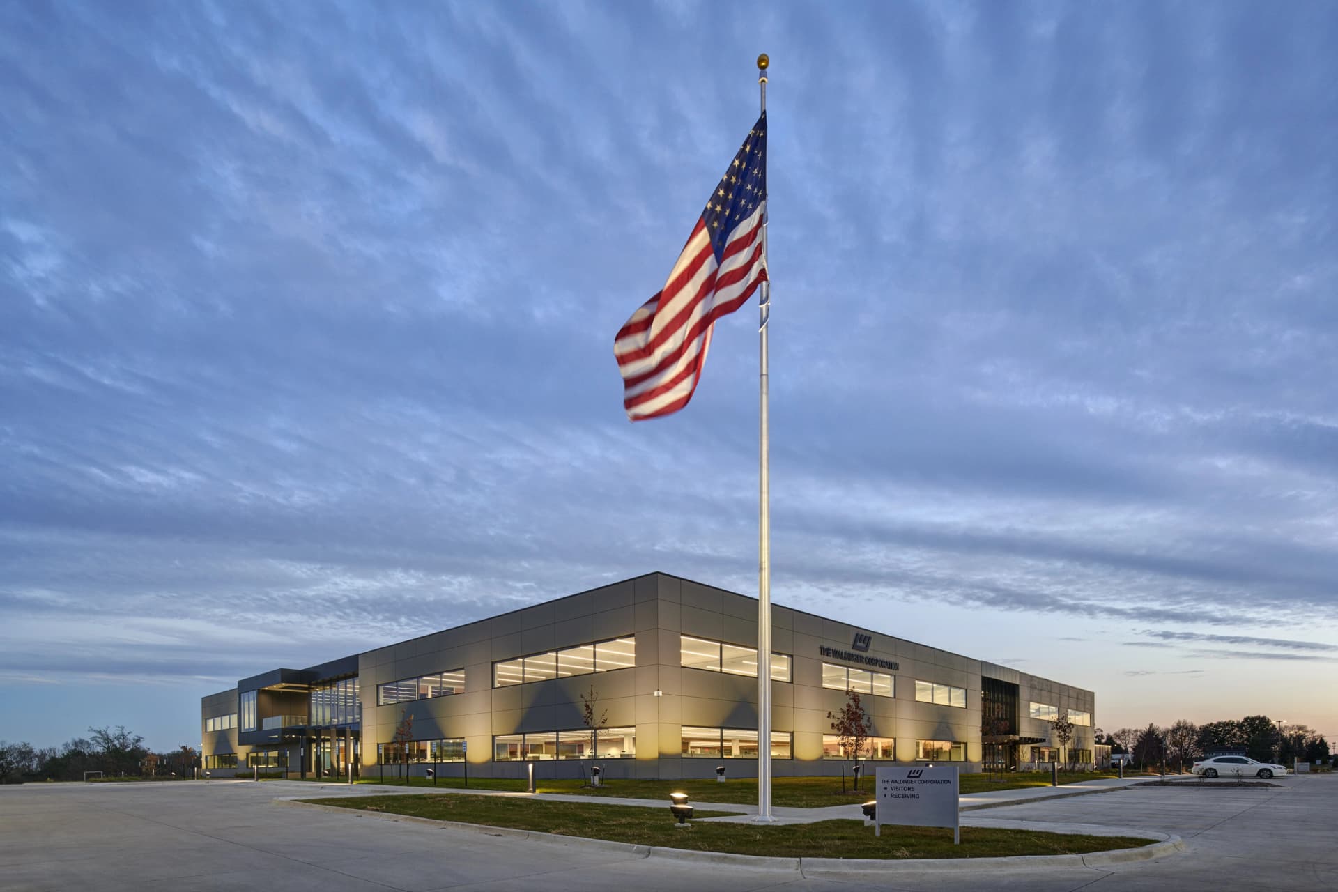 The Waldinger Corporation banner