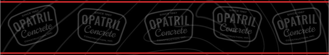 opatril concrete construction inc. banner