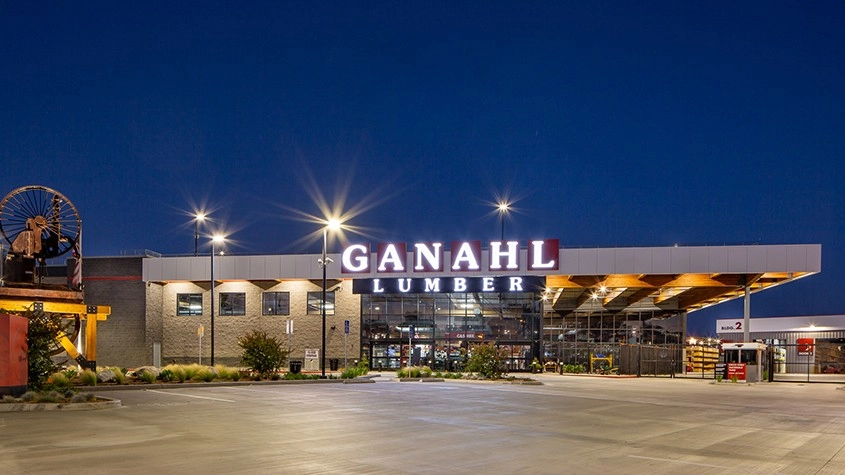 Ganahl Lumber banner