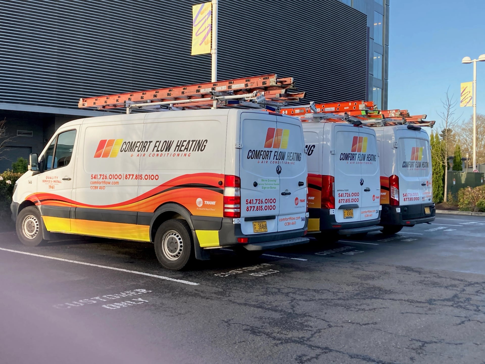 comfort flow heating banner