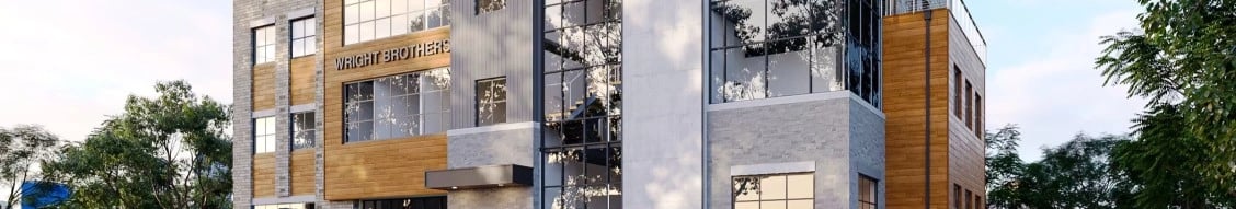 Wright Brothers, The Building Company banner