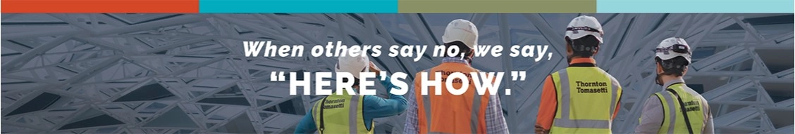 Thornton Tomasetti banner