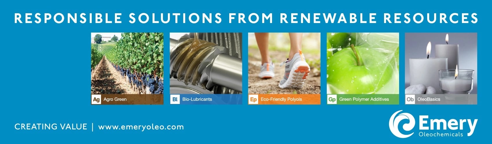 Emery Oleochemicals banner