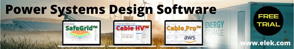 Elek Software - Electrical Power Systems Design banner