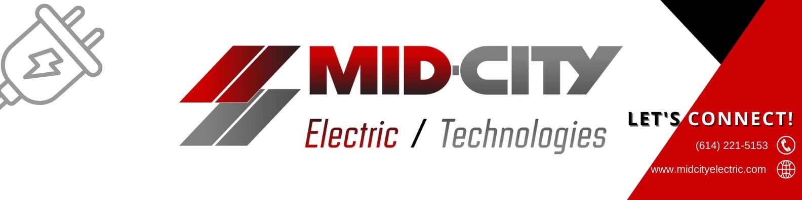 mid-city electric/technologies banner