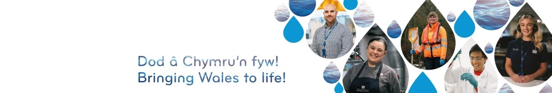 D?R Cymru Welsh Water banner