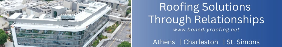 bone dry roofing company banner