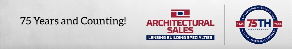 Architectural Sales, A Division Of Lensing Building Specialties banner