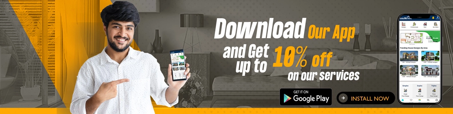 Make My House banner