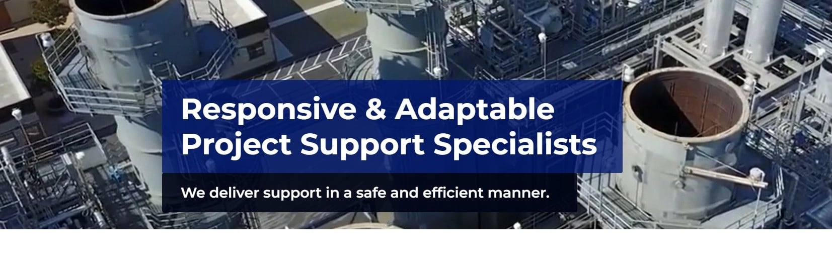 sitewide project solutions banner