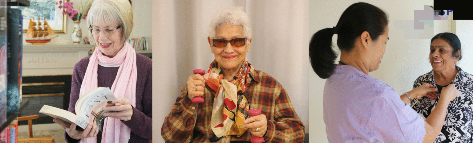 Senior Persons Living Connected