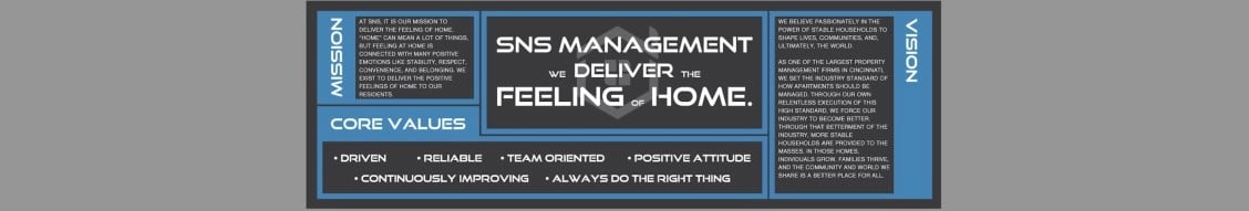 sns management banner