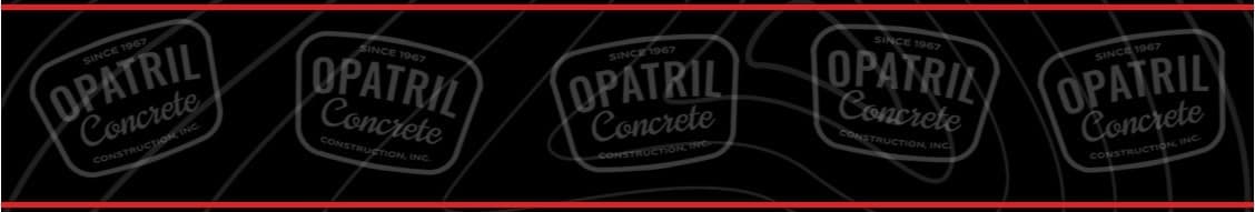 opatril concrete construction inc. banner