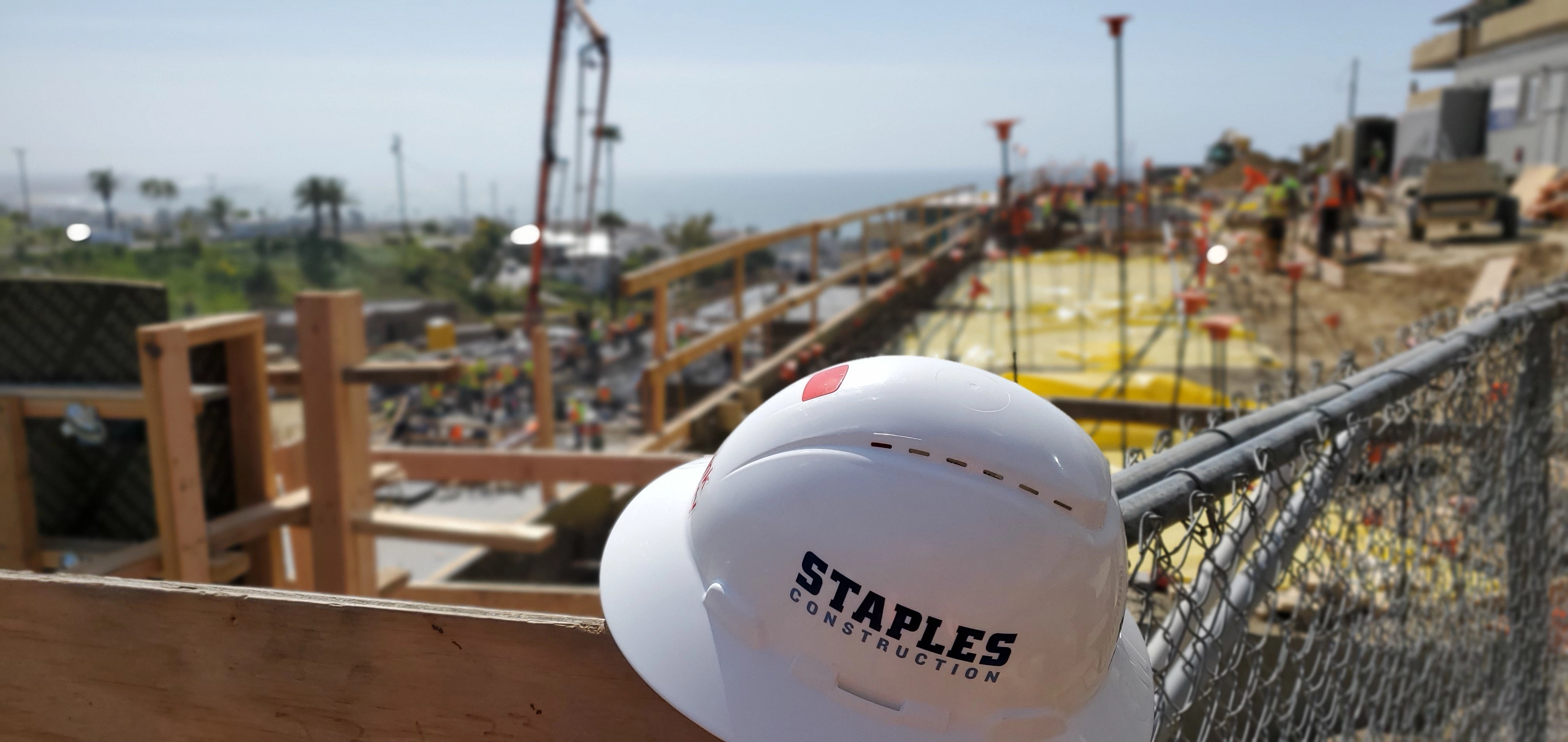 Staples Construction Company banner