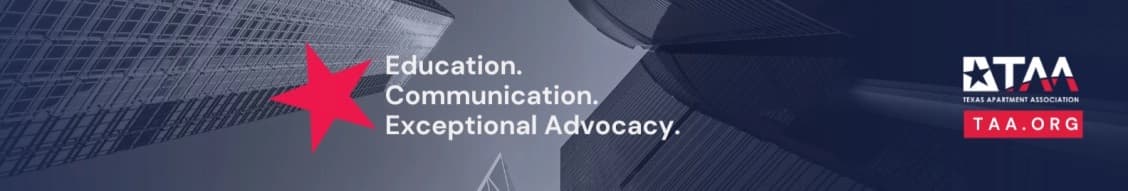 Texas Apartment Association banner