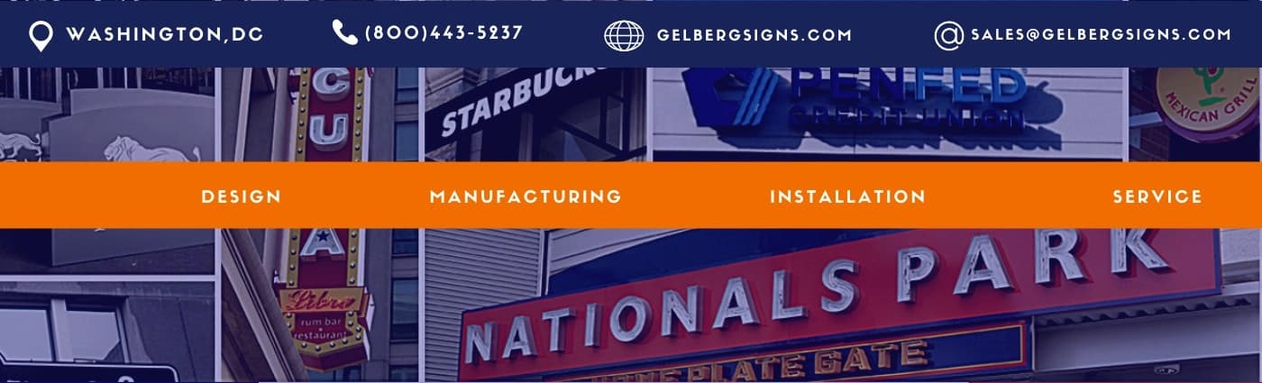 gelberg signs banner