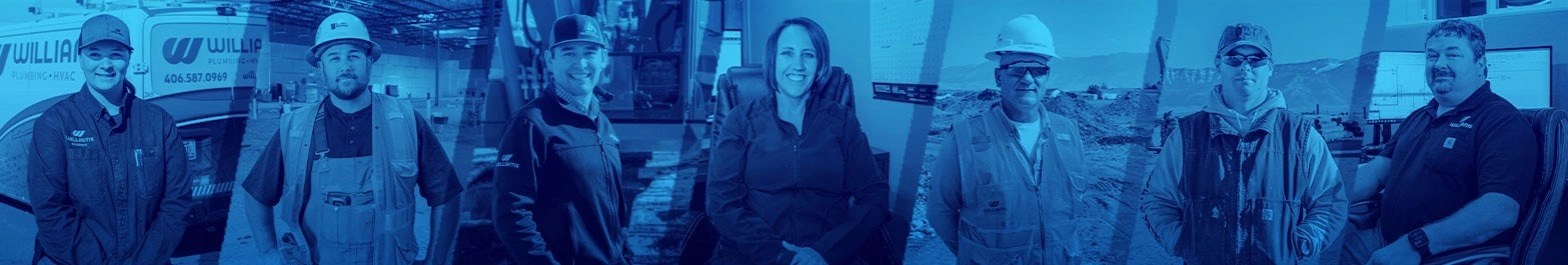 Williams Plumbing / Williams Civil Construction banner