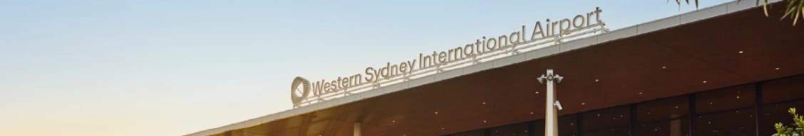 Western Sydney International Airport banner