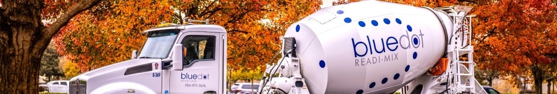 Blue Dot Readi-Mix banner