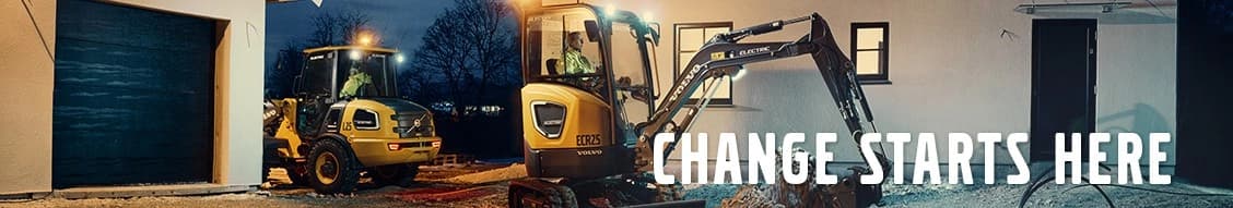 Volvo Construction Equipment banner