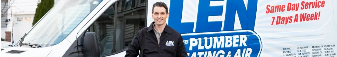 Len The Plumber Heating & Air banner
