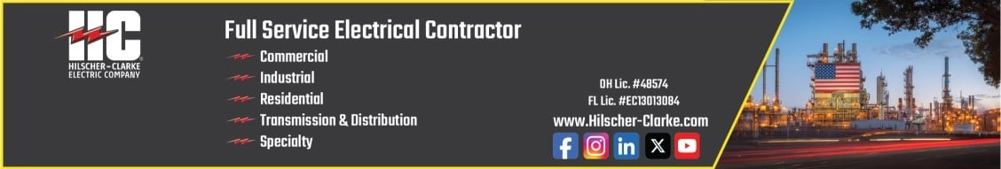 Hilscher-Clarke Electric Company banner