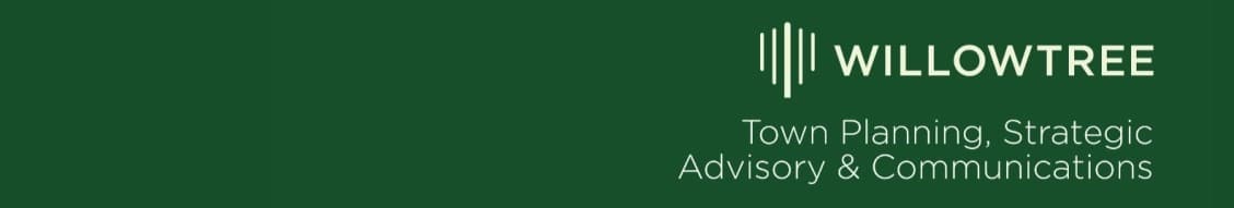 Willowtree | Town Planning, Strategic Advisory & Communications banner