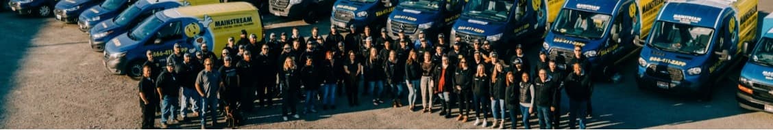 mainstream electric, heating, cooling, & plumbing banner