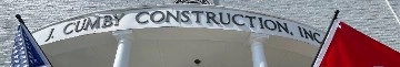 j cumby construction banner