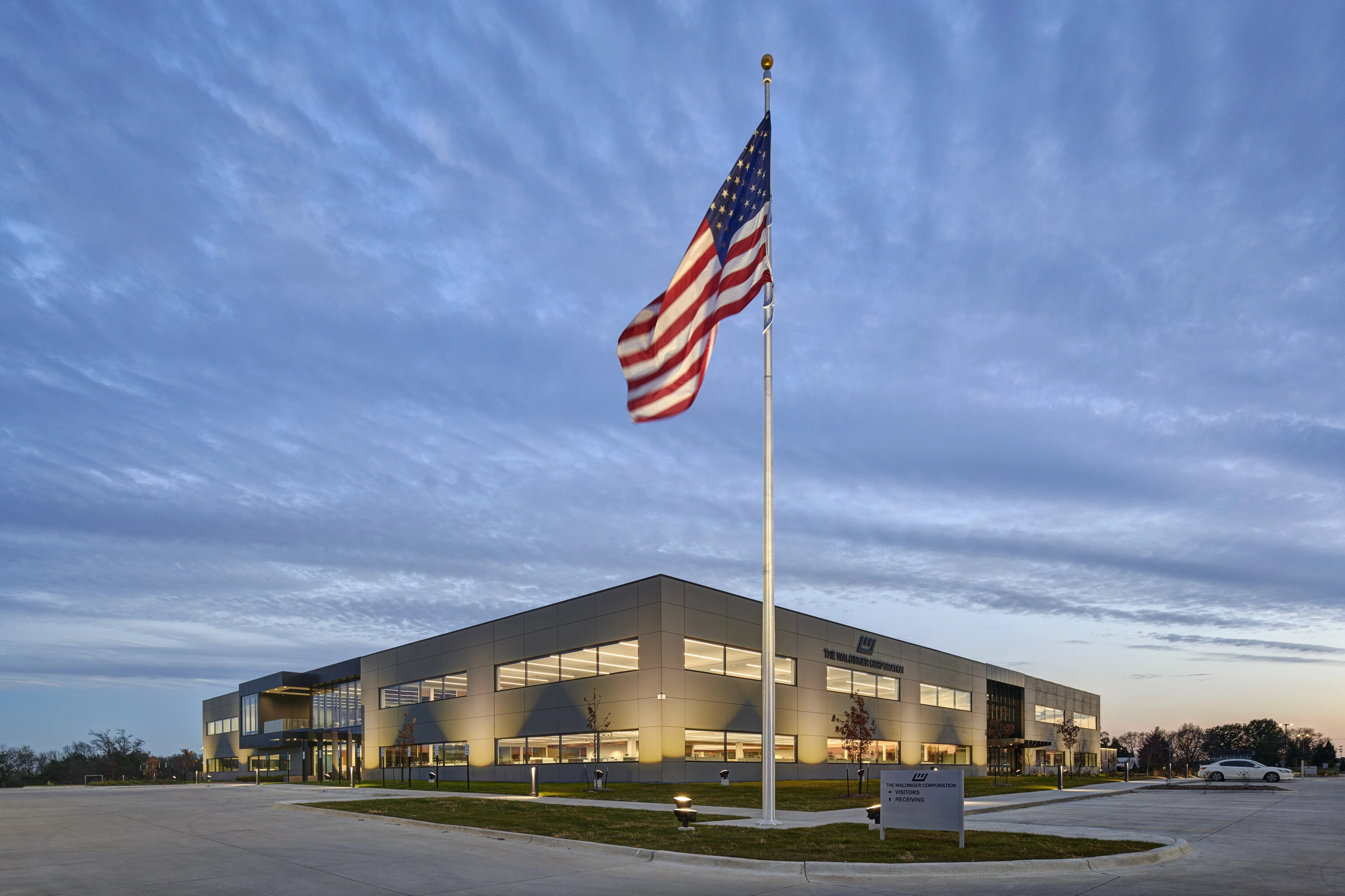 The Waldinger Corporation banner